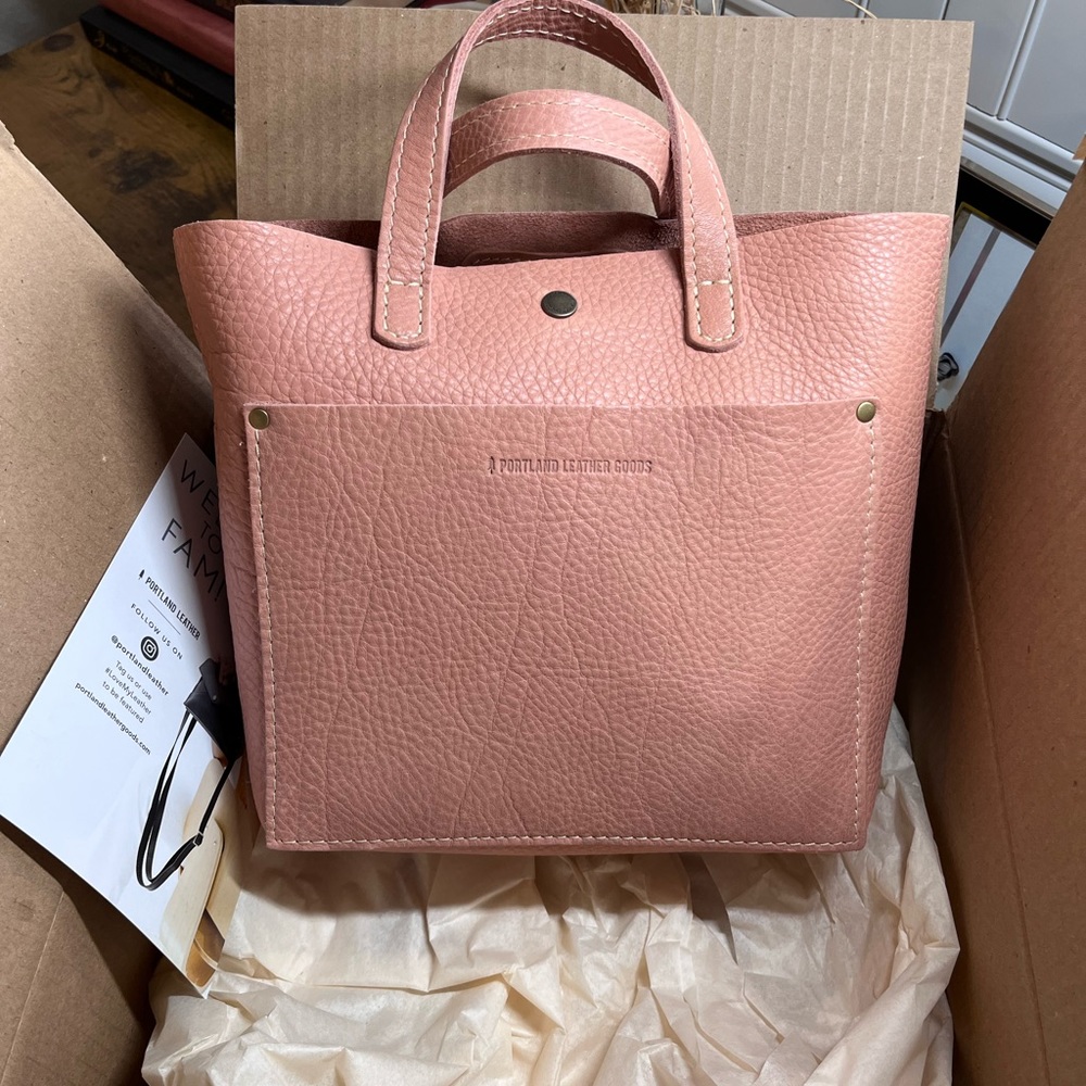 Portland Leather Goods Mini Crossbody “Unicorn Quartz”. New and unused.